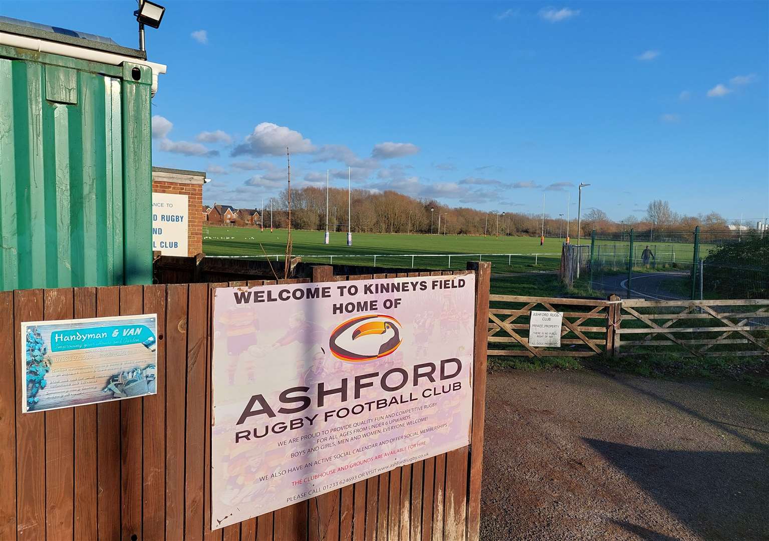Ashford Rugby Club has applied for permission for overspill parking