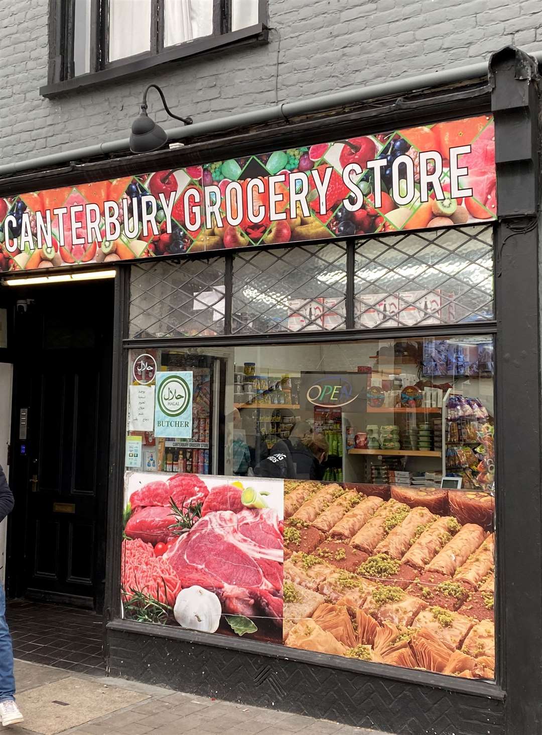 The Canterbury Grocery Halal Store on Lower Bridge Street in Canterbury