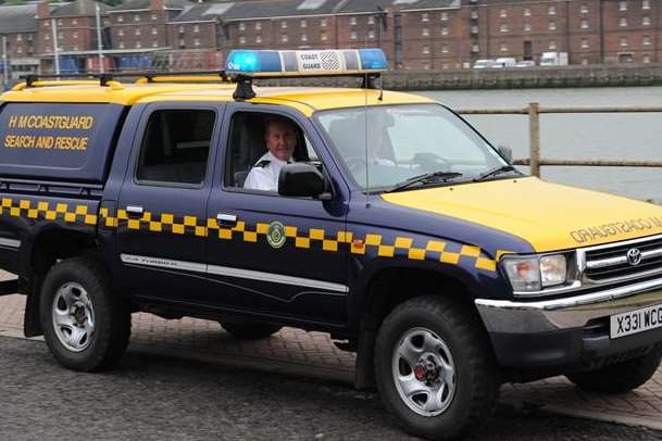 Coastguard crews were called to Royal Oak Point. File picture