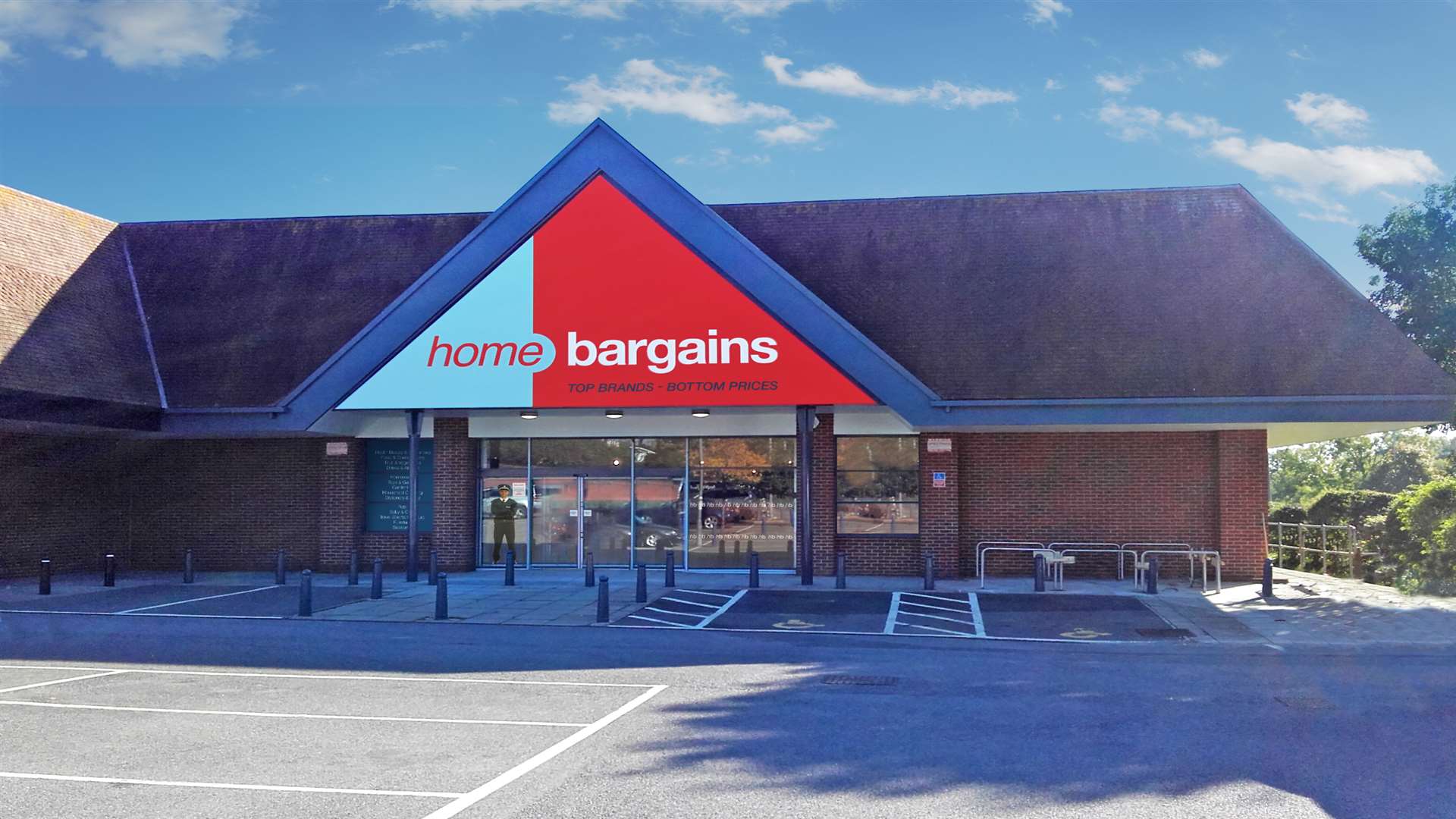 The Home Bargains store in Ashford.
