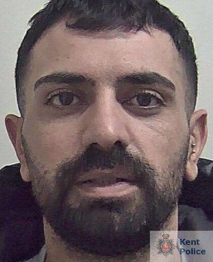 Sinan Kizil, from Tunbridge Wells, has been sentenced to two years and six months’ imprisonment. Picture: Kent Police