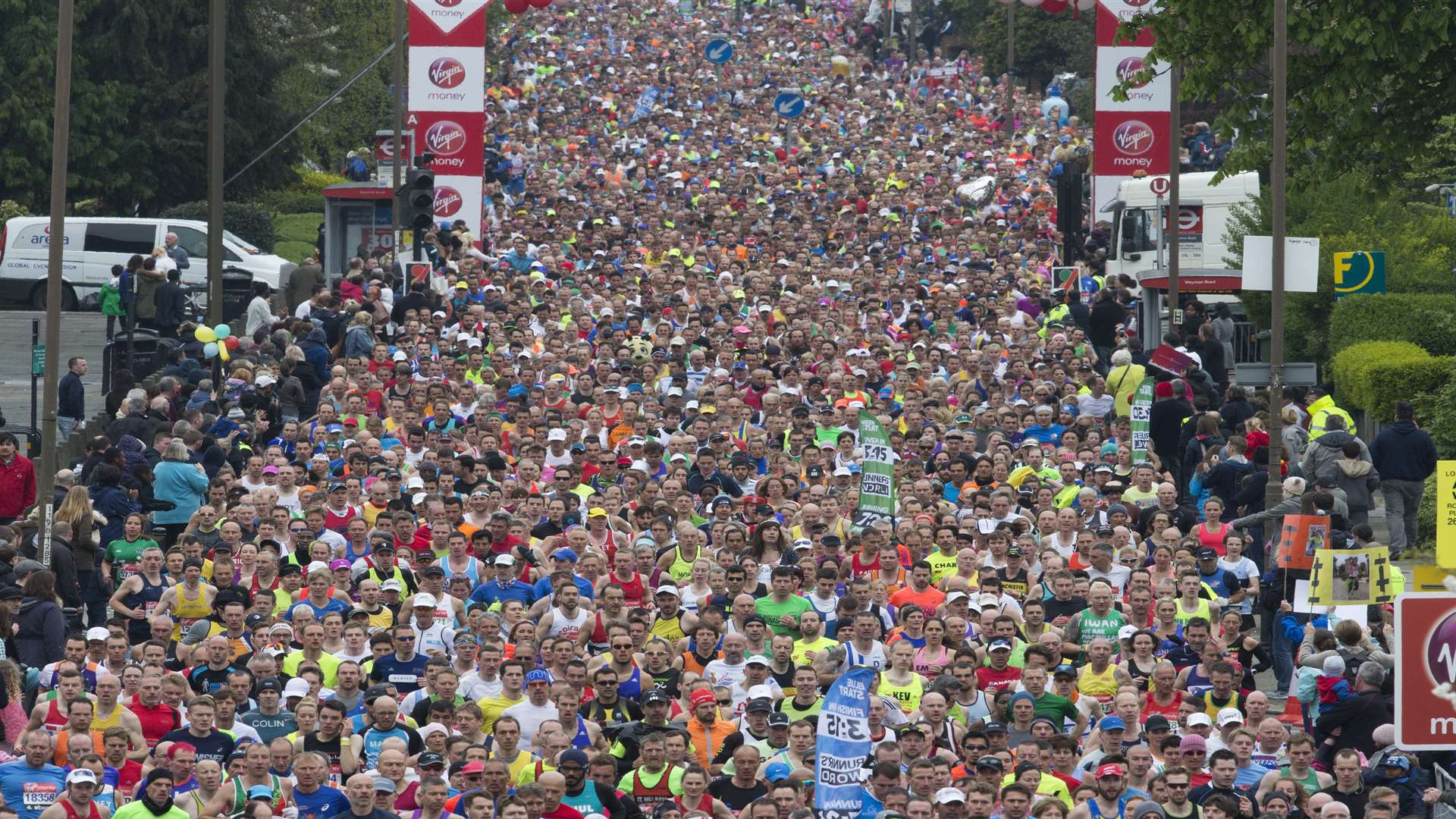 Nick will join the thousands of runners in the London Marathon 2018. Credit: Virgin Money London Marathon.