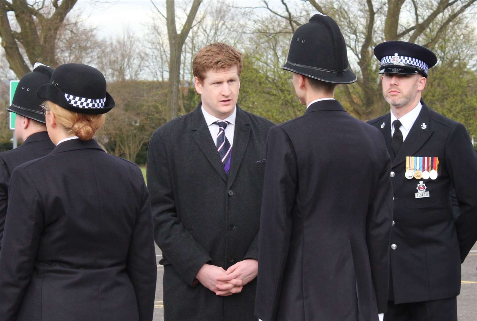 PCC Matthew Scott meeting some of the new officers