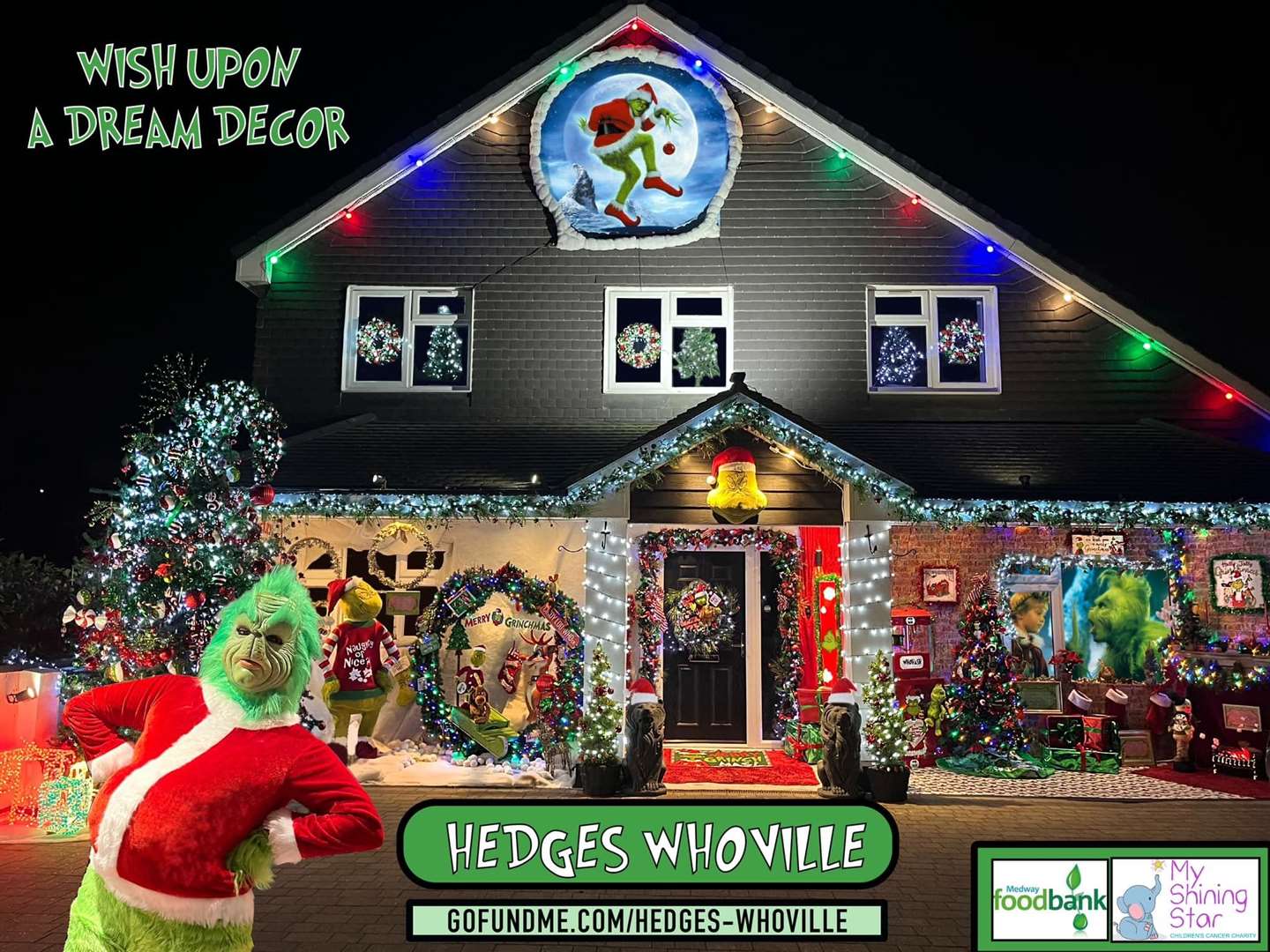 The Hedges' Whoville display in Wigmore. Picture: Lavinia Hedges