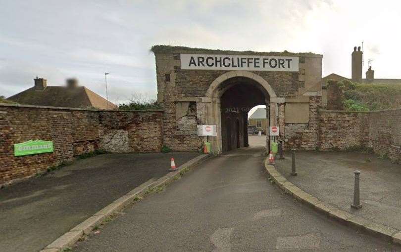 The Emmaus base at Archcliffe Fort. Picture: Google Maps