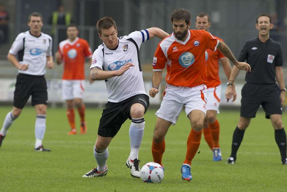 Elliot Bradbrook in action against Braintree in August Picture: Andy Payton