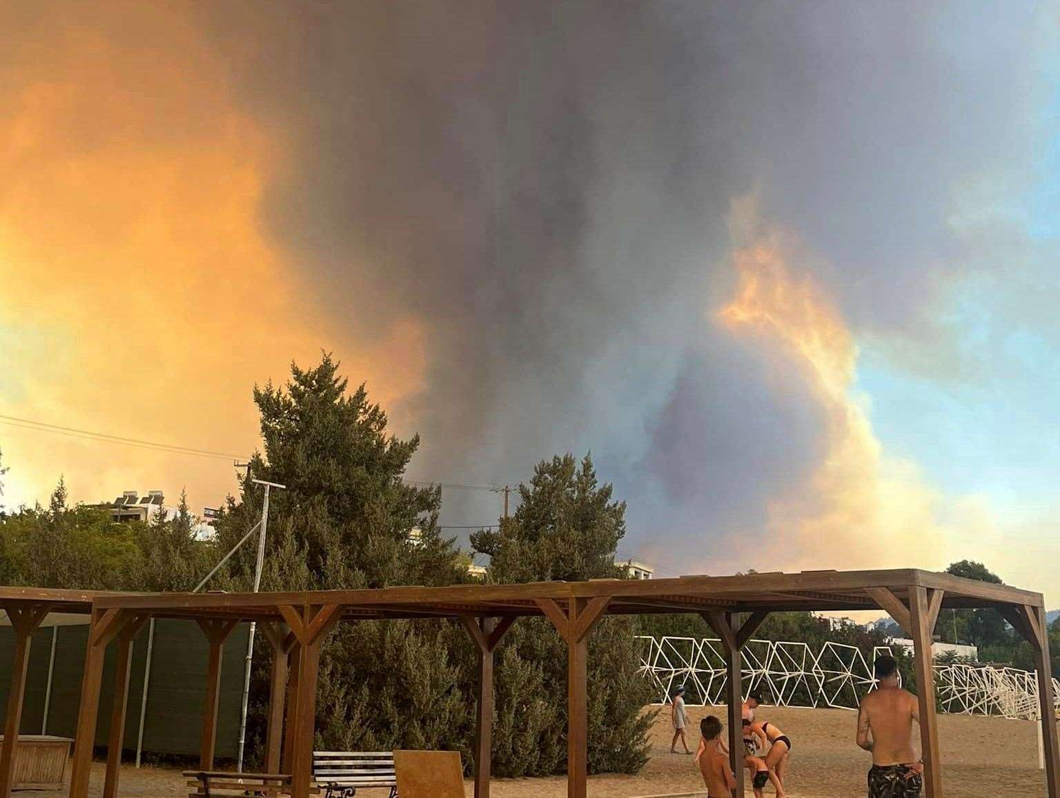 Tens of thousands of people have been displaced by the wildfires. Picture: Debbie Roberts