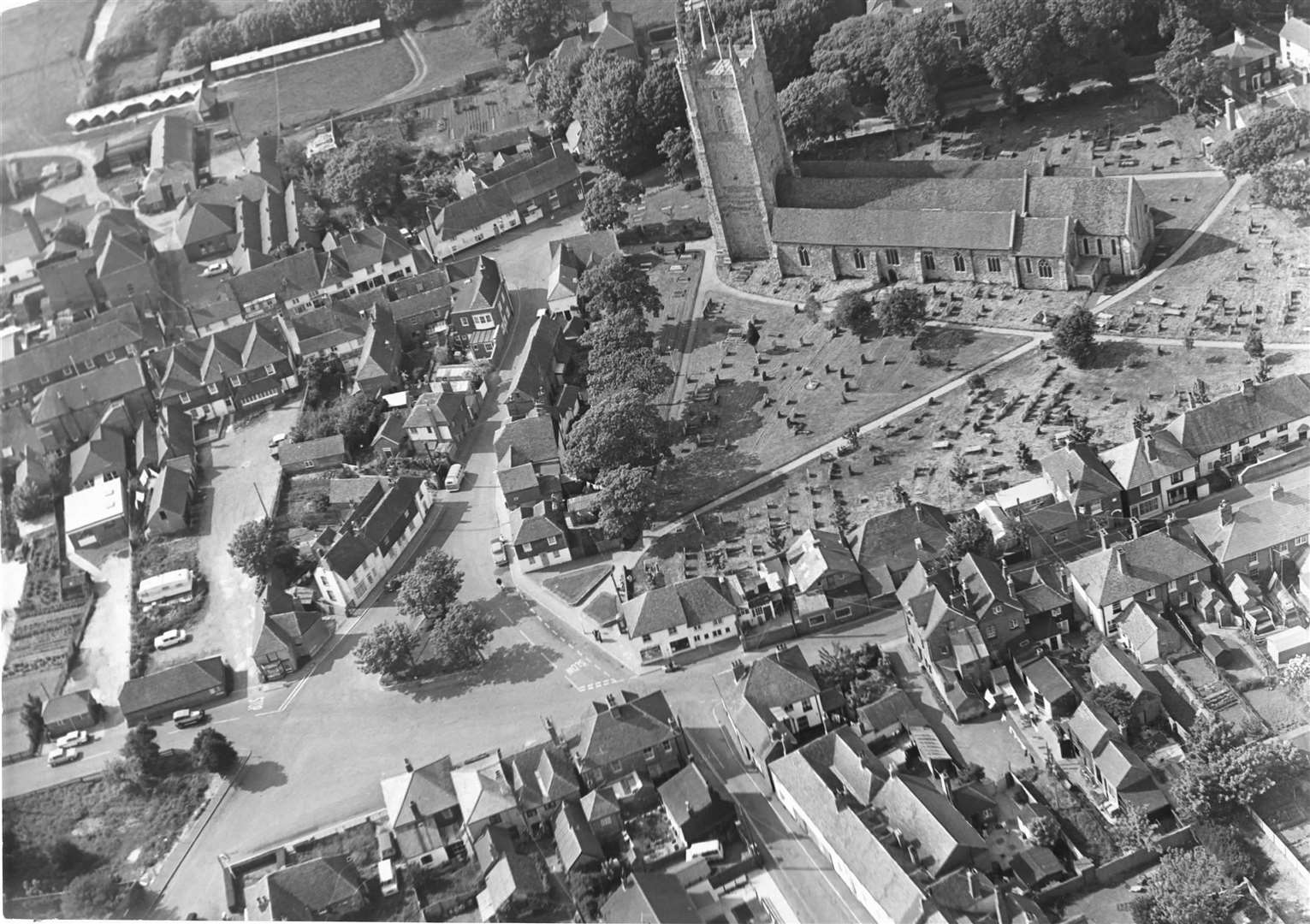 The centre of Lydd in June 1968