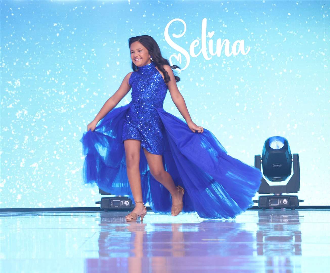 Selina competed in the international competition in Orlando, Florida