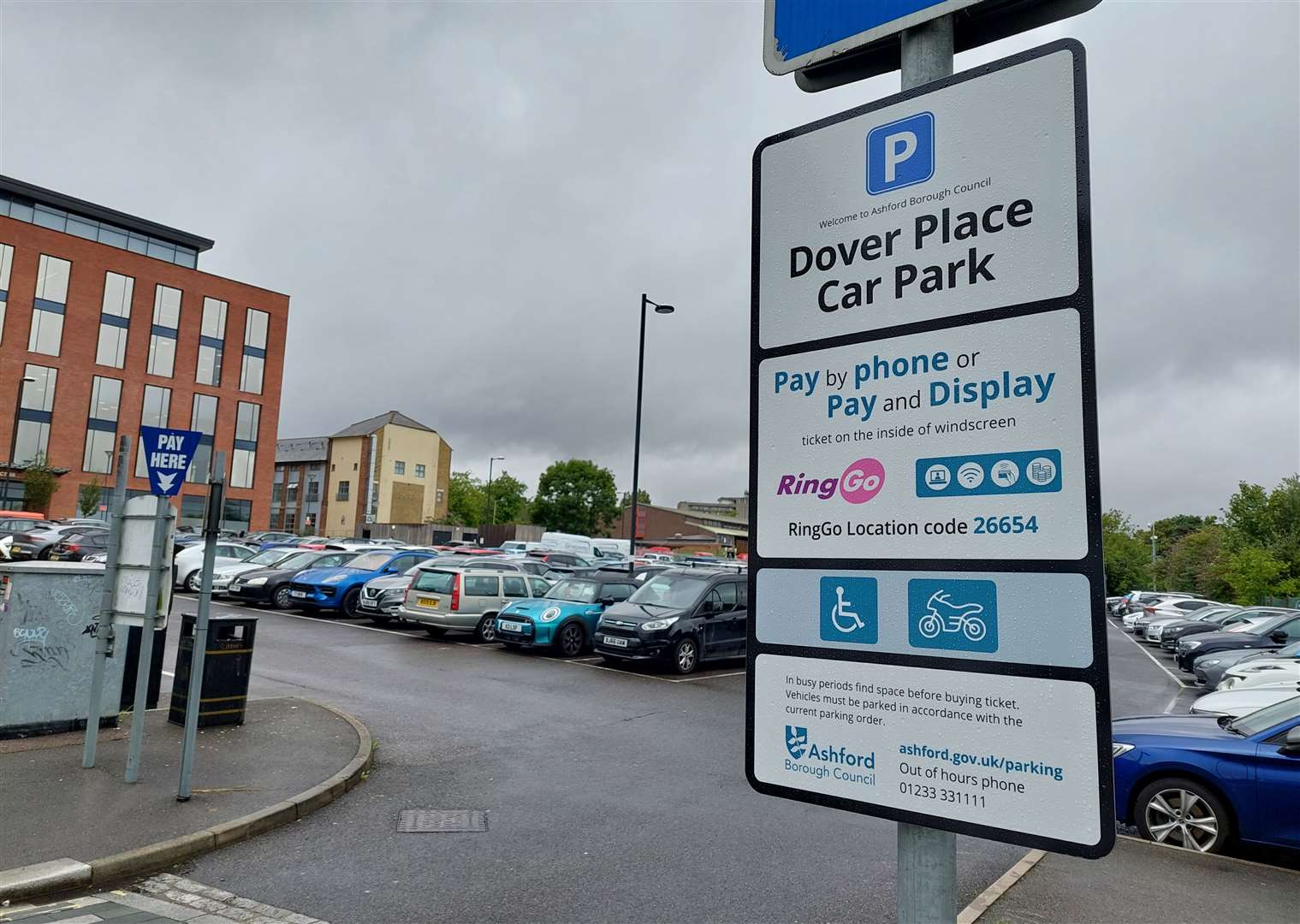 Parking charges across the Ashford borough will increase in October