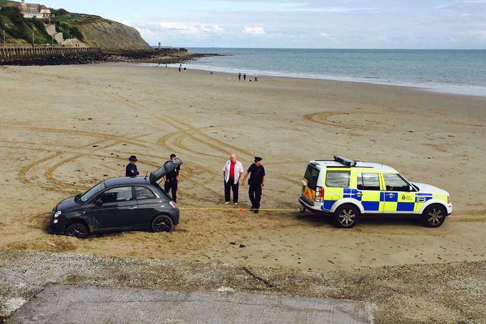 Police to the rescue! Picture: Freddie Lee Thompson