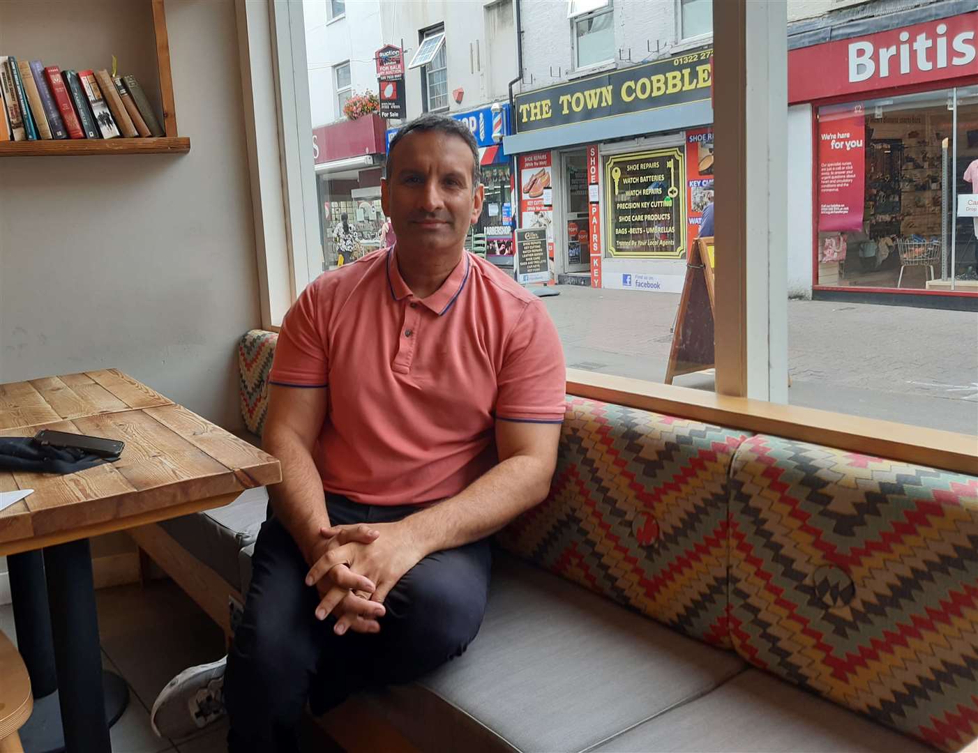 Owner of Esquires Coffee Gurjit Randhawa is hoping to capitalise on the festive trade