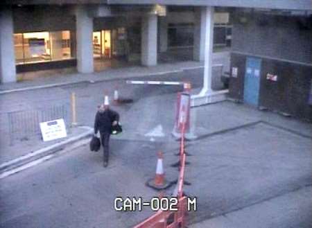 CCTV images supplied by Kent Police