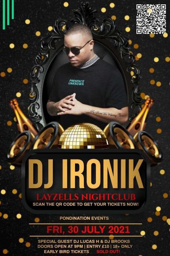 DJ Ironik is heading for a sold-out show at Layzells nightclub, Minsster, Sheppey, at the end of the month. Picture: Dan Roberts