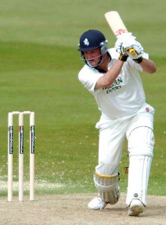 Rob Key in action at the Nevill, making 189 from 285 balls in his second innings. Picture by Matthew Walker