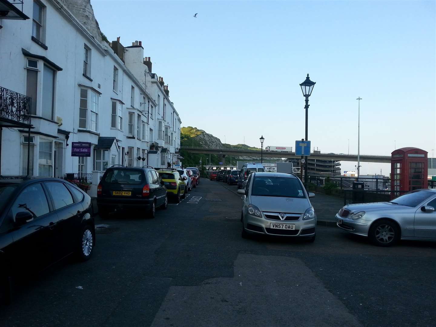 General view of Athol Terrace, where the break-in took place