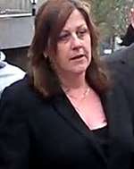 Terry's mum Helen Edmonds speaks outside Maidstone Crown Court on Wednesday.