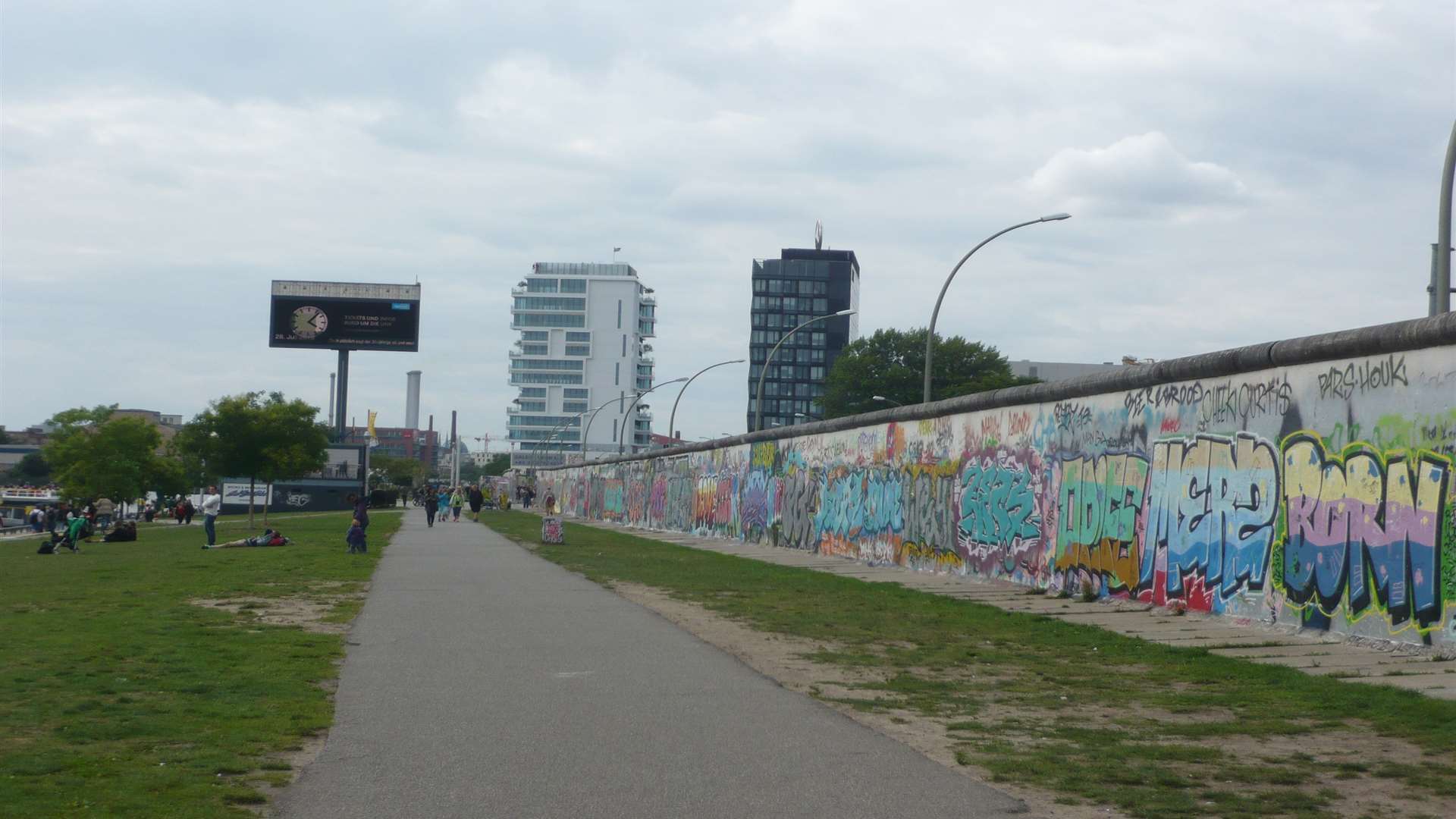 Remnants of The Wall at the East Side Gallery