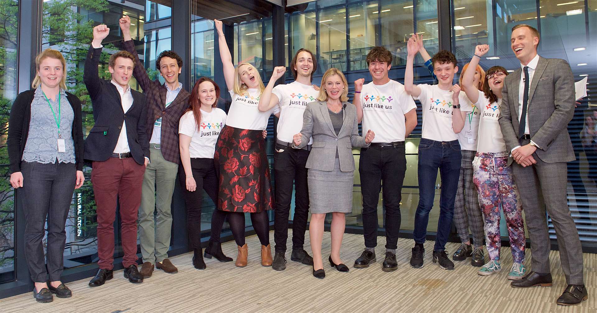 Just Like Us members meet with former education secretary Justine Greening - the charity which supports LGBT members of the community is setting up a new project to support people in Thanet (6816348)