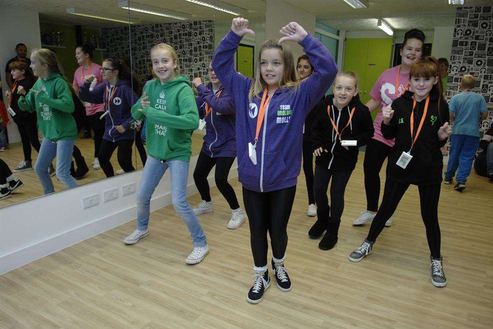 Shake That Dance School students at their new premises on the Eurolink Estate, Sittingbourne.
