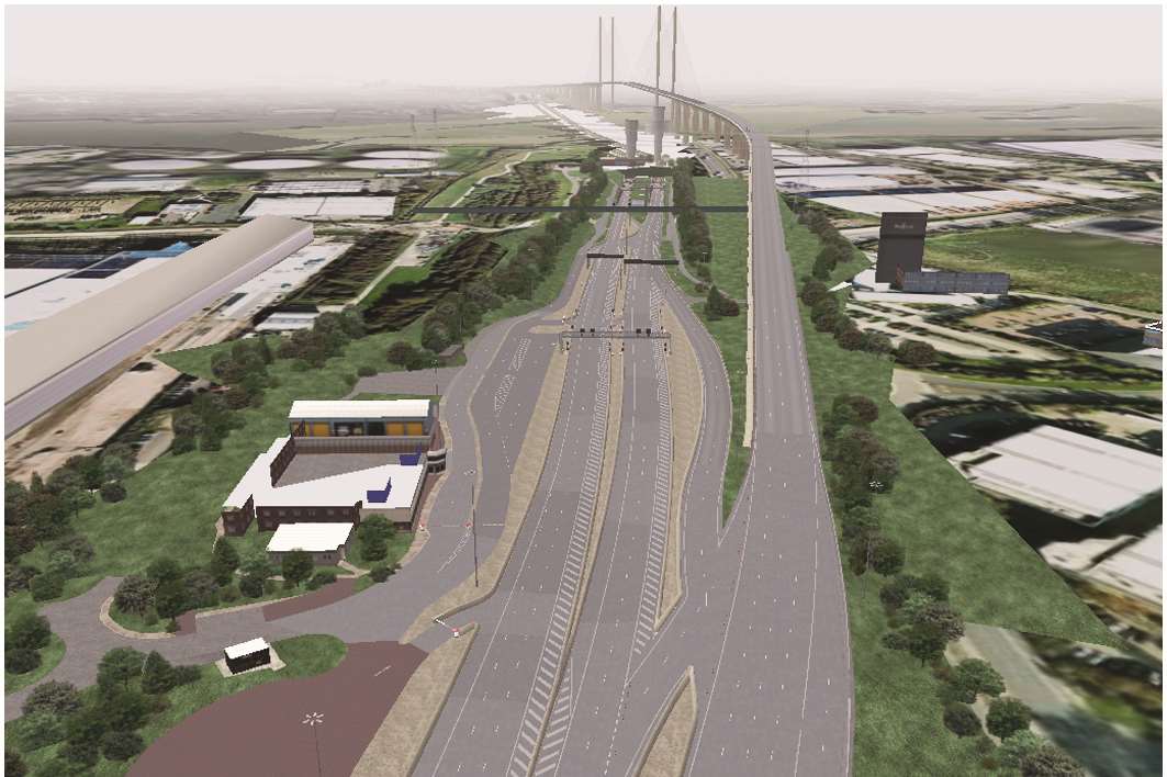 What the barrier-less Dartford Crossing will look like