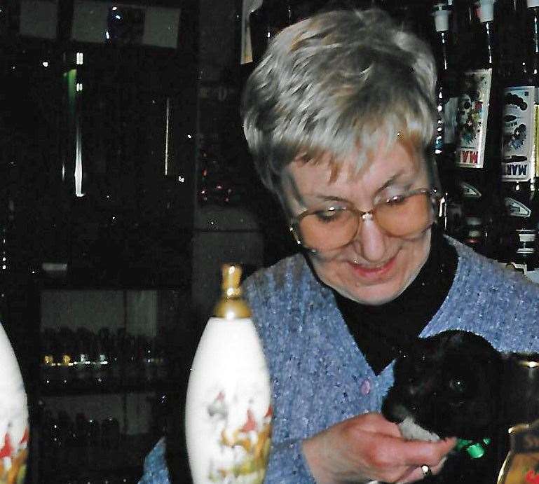 Wendy Stenhouse with her puppy Phoebe
