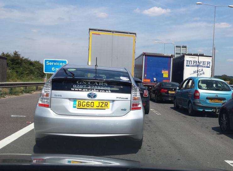 There are delays at the Dartford Tunnel. Picture: Anthony Kimber
