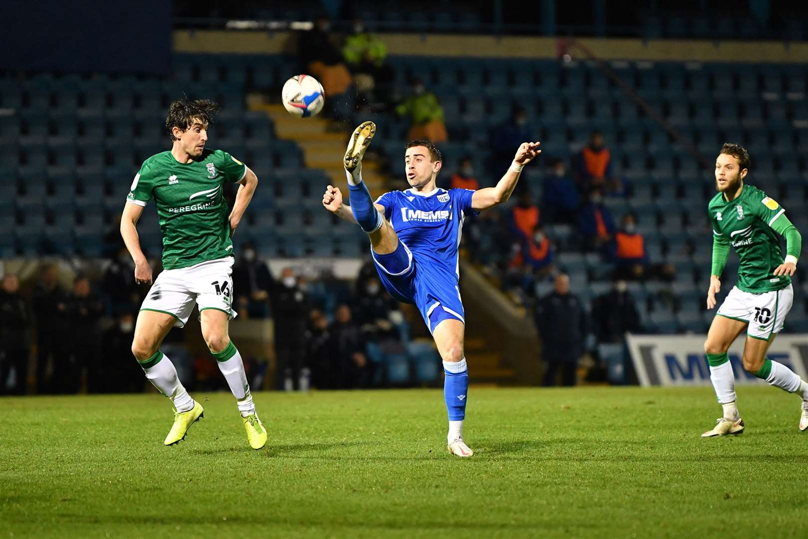 Gillingham performed well against Lincoln City on Friday but lost 3-0 Picture: Keith Gillard