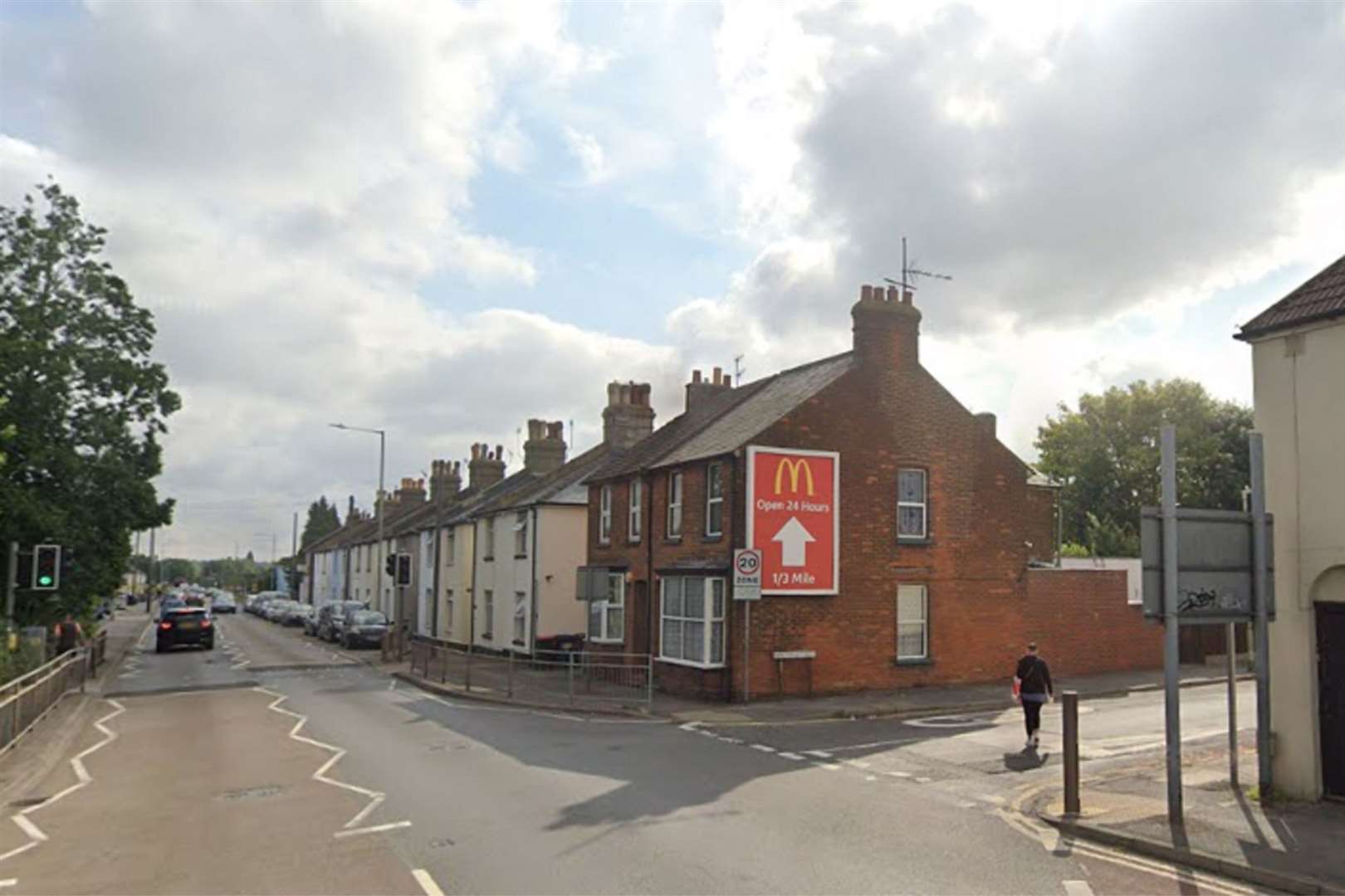 The incident happened at the junction of South Street and Sturry Road, Canterbury. Picture: Google