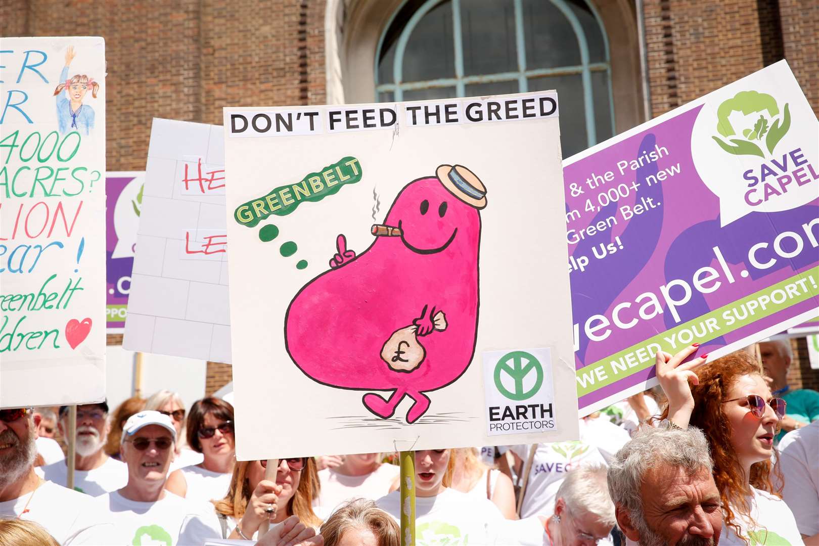 The message to councillors: Don't feed the greed!