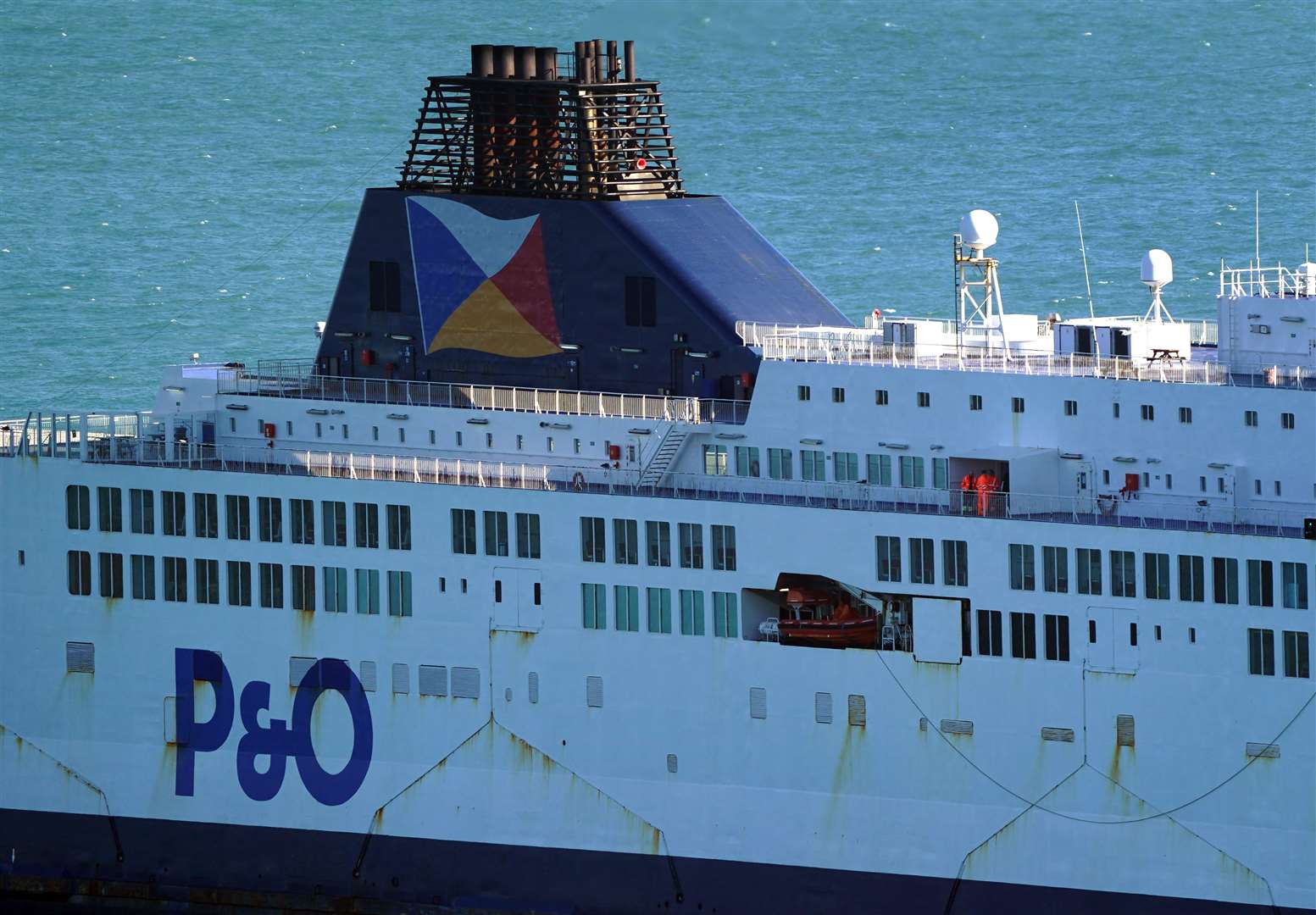 P&O Ferries sacked 800 seafarers last week and is replacing them with staff paid significantly less (PA)