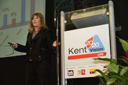 Maggie Philbin speaks at Kent 2020 Vision LIVE