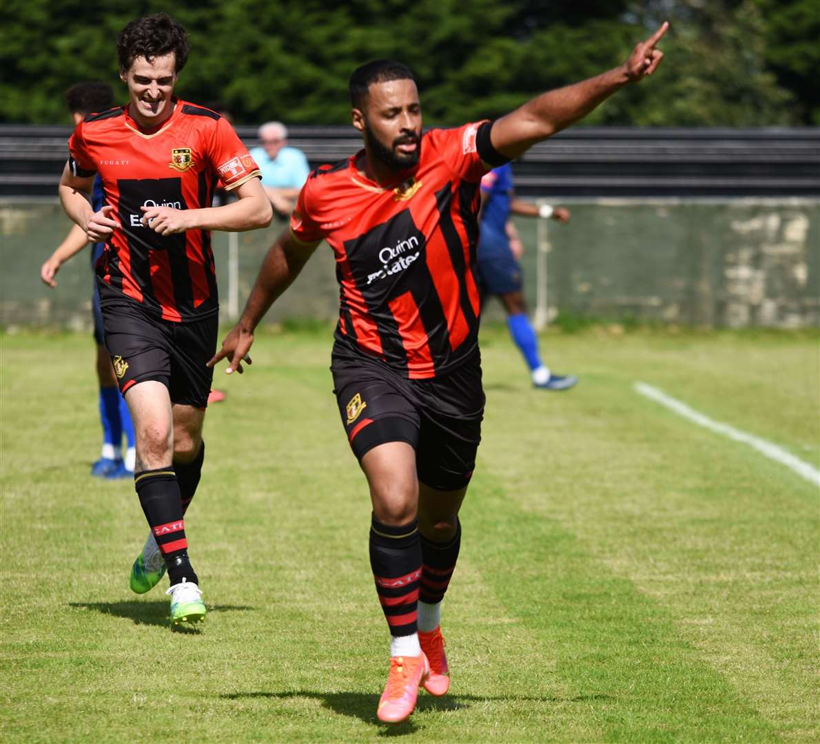 Ahmed Abdulla scored a hat-trick on his Sittingbourne debut Picture: Ken Medwyn