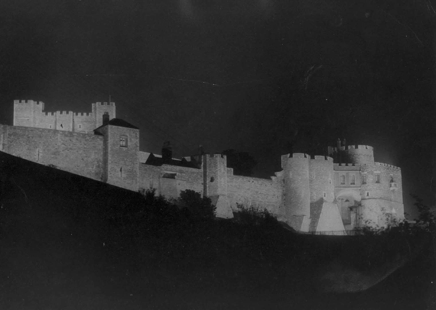 Dover Castle by night can be daunting