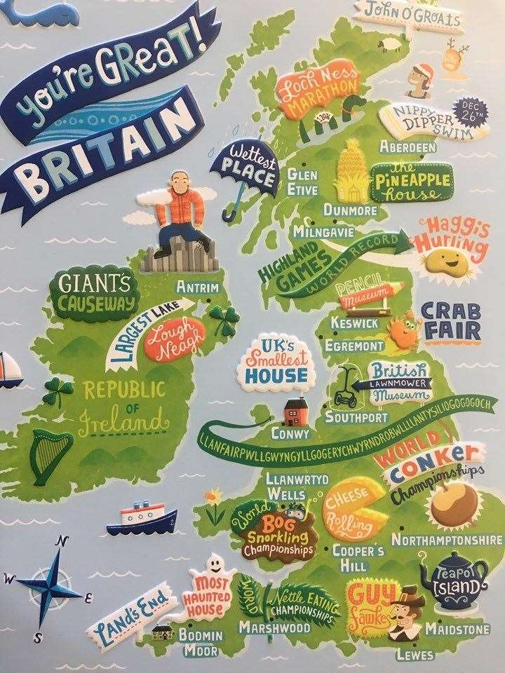 Marks and Spencer's have chosen Teapot Island to feature on this biscuit tin