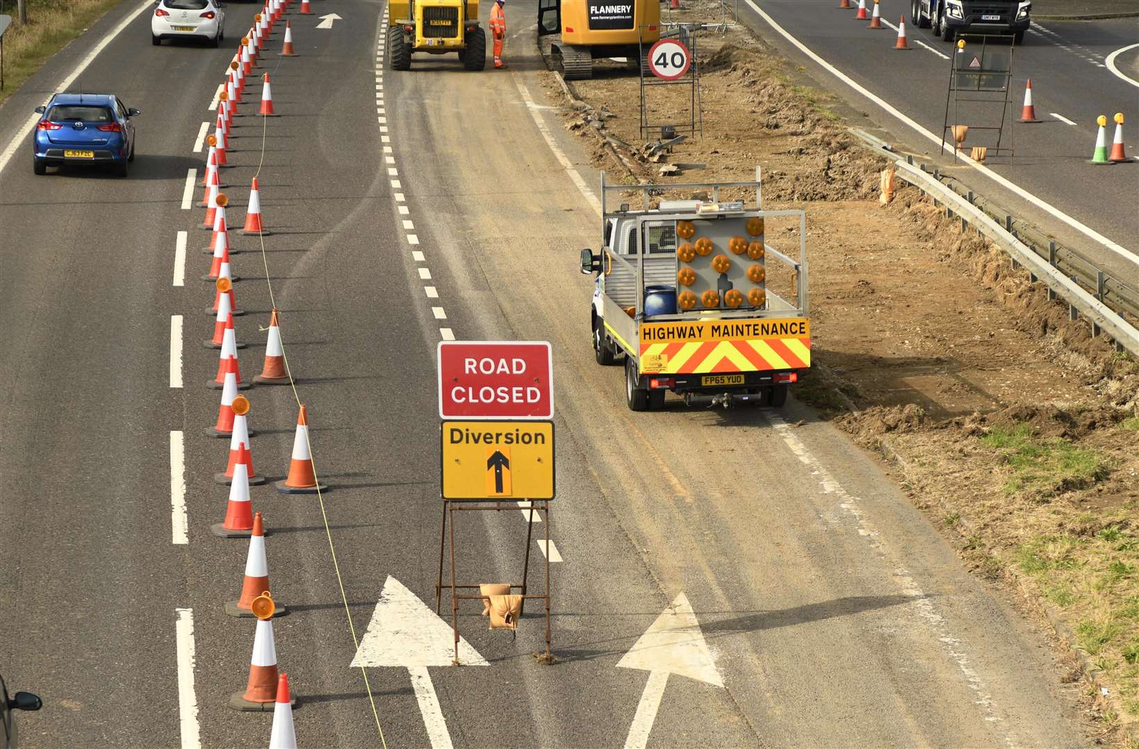 Drivers should know where there are roadworks