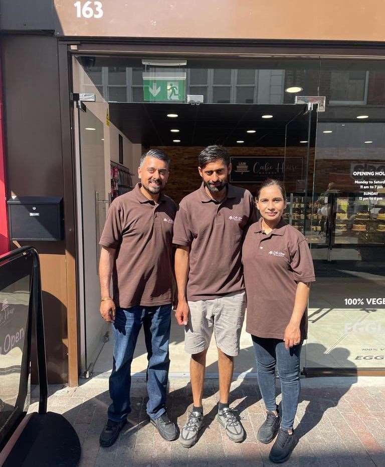 Owner Rick with his new franchisees Rajwant and Reetpal