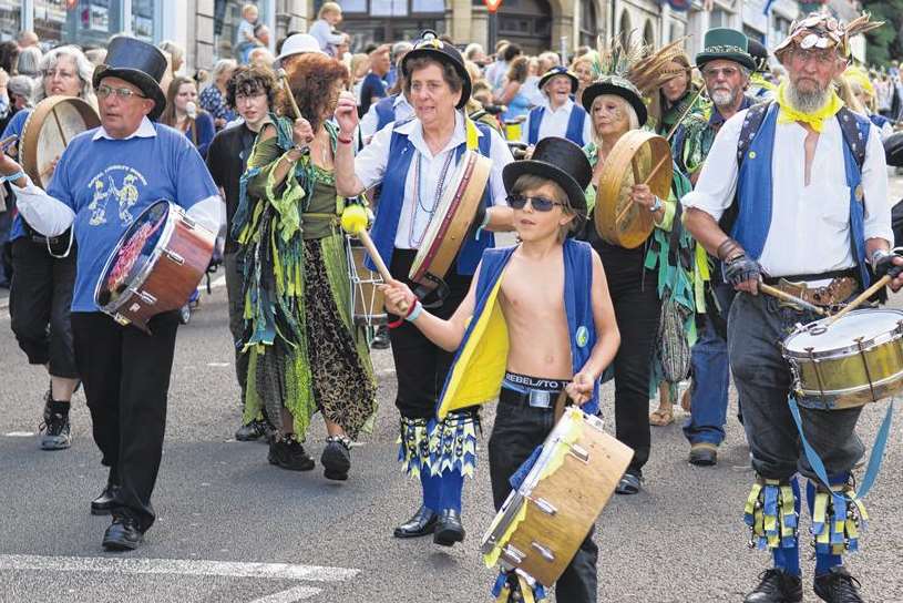 Morris dancing groups from across Britain attended the event