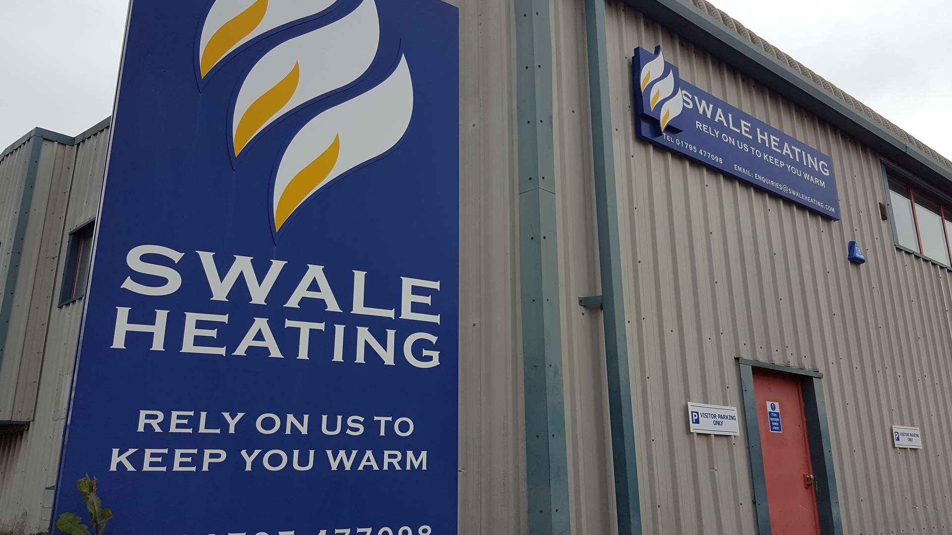 Swale Heating's headquarters at Eurolink Business Park in Sittingbourne