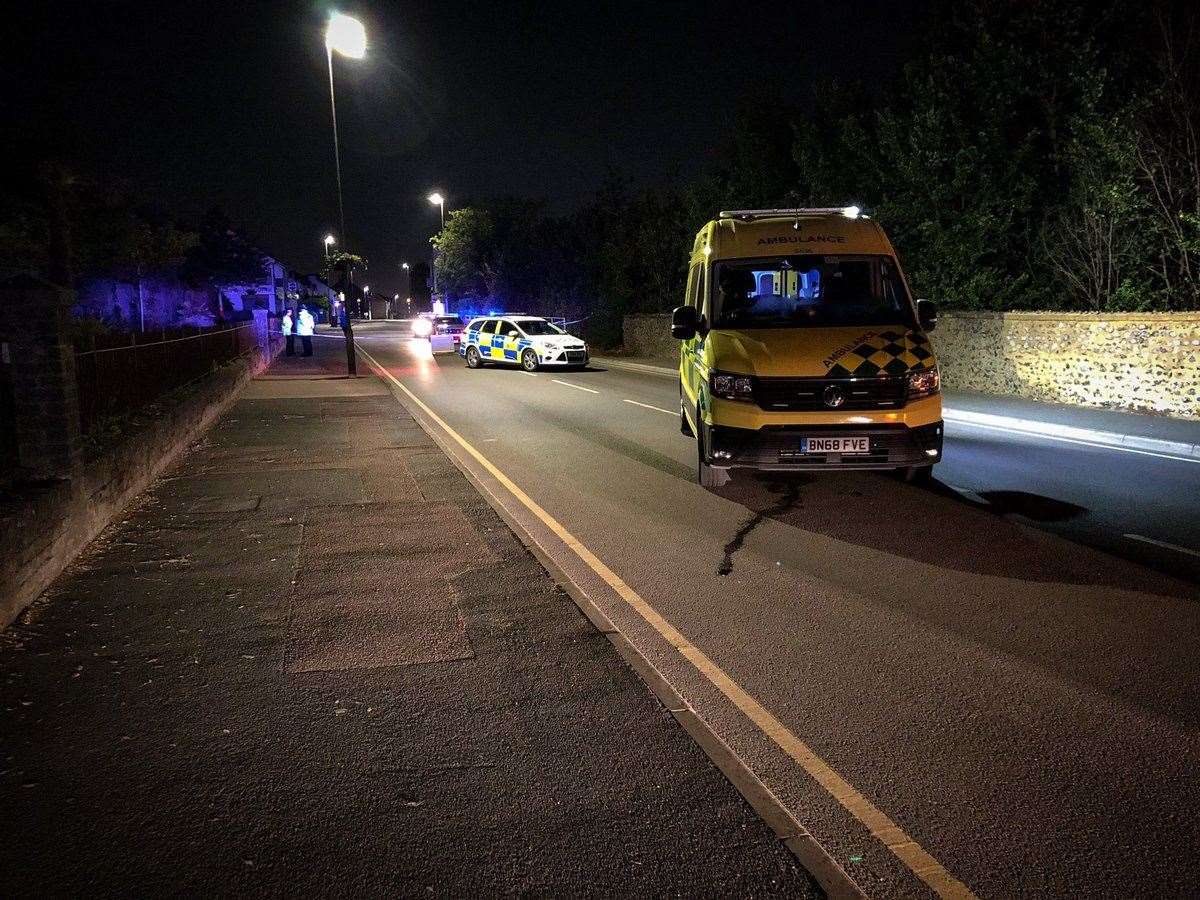 Police were called to a serious crash last night in Northfleet. Picture: Kent Police (11510595)