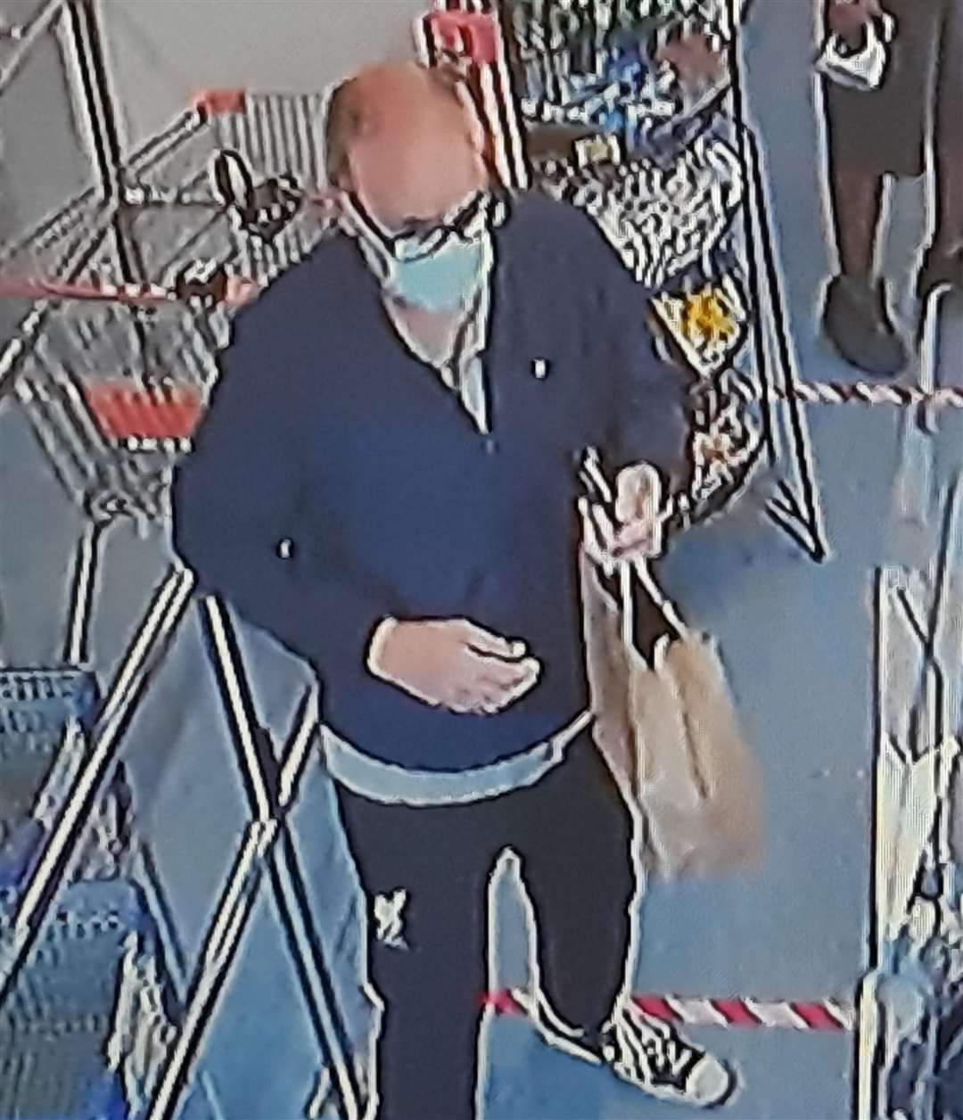CCTV shows the last known image of missing man Anthony Kaila