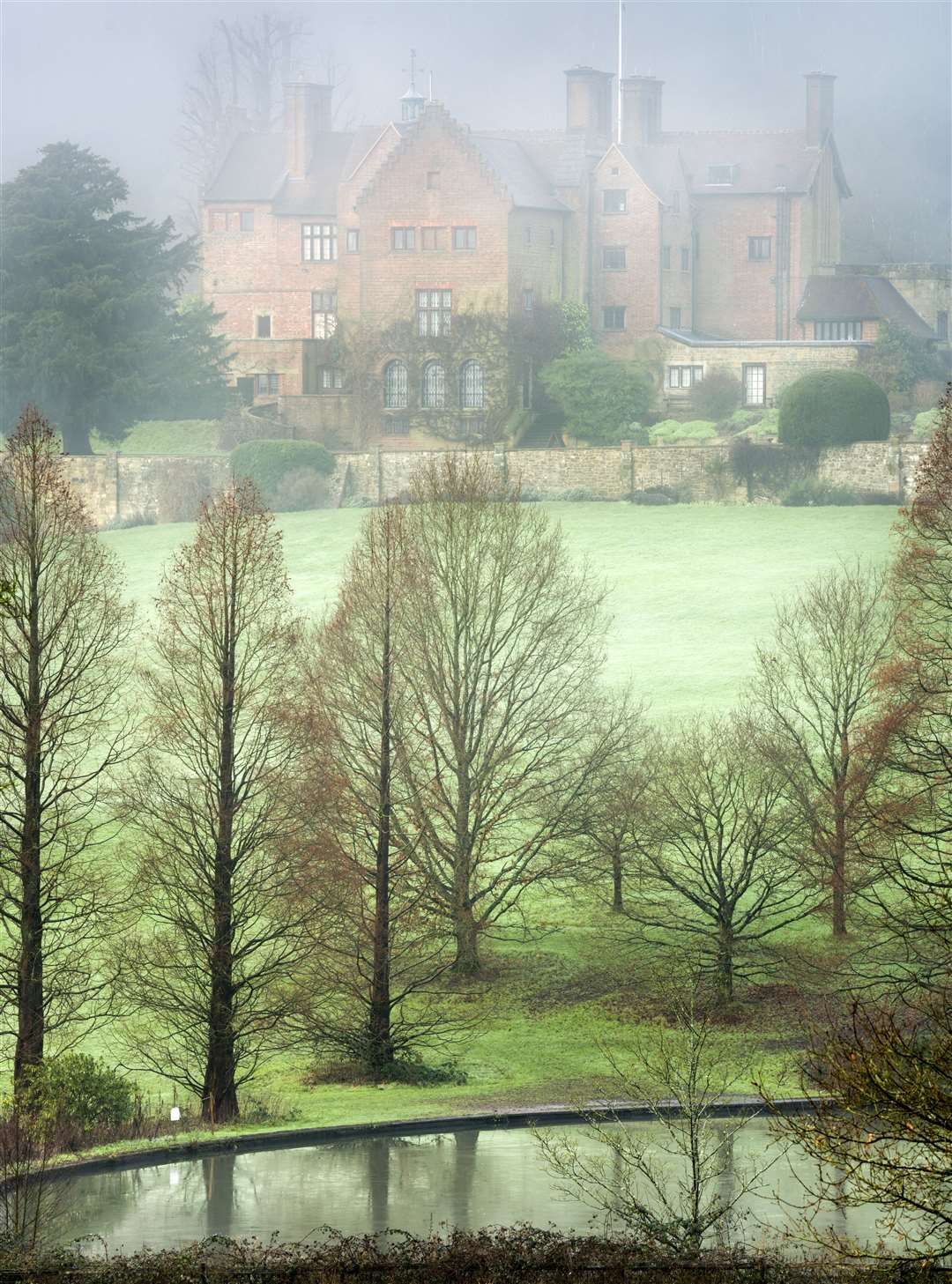 The house and grounds in January at Chartwell Picture: Andrew Butler