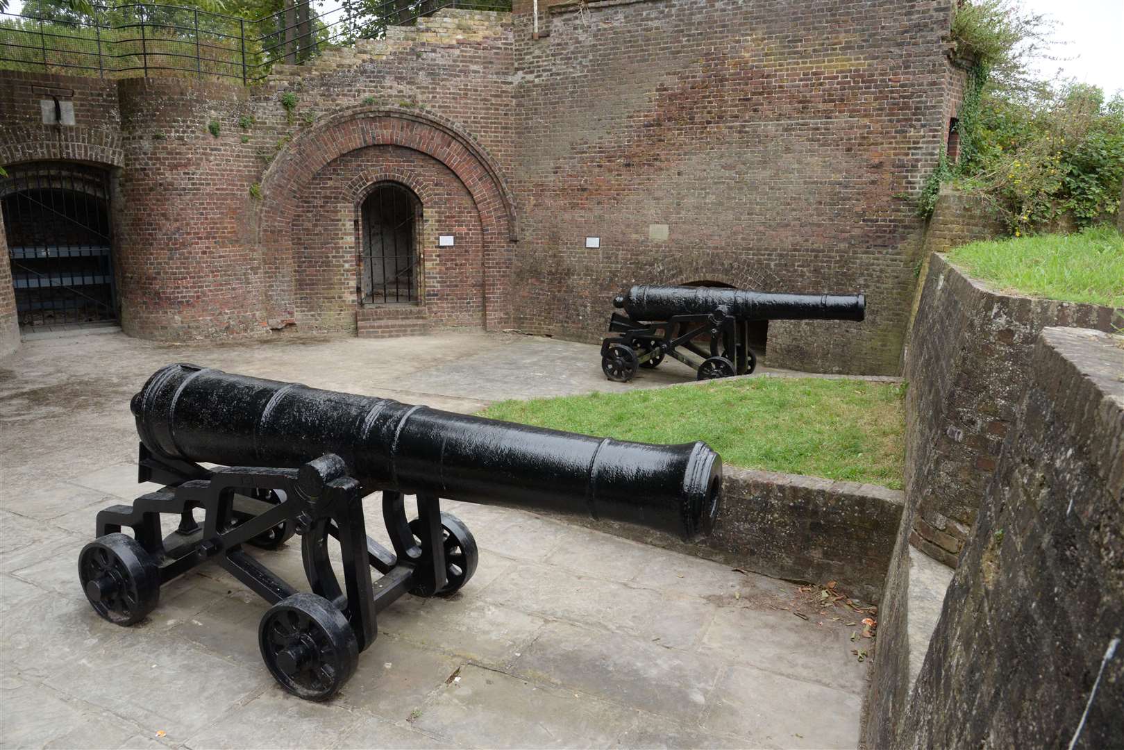 The guns will be fired from Fort Amherst. Picture: Chris Davey