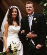 Martin and Samantha Saggers on their wedding day in 2004