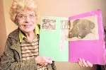 Jean Archer, 81, of Maidstone, with her Kent Messenger scrapbook