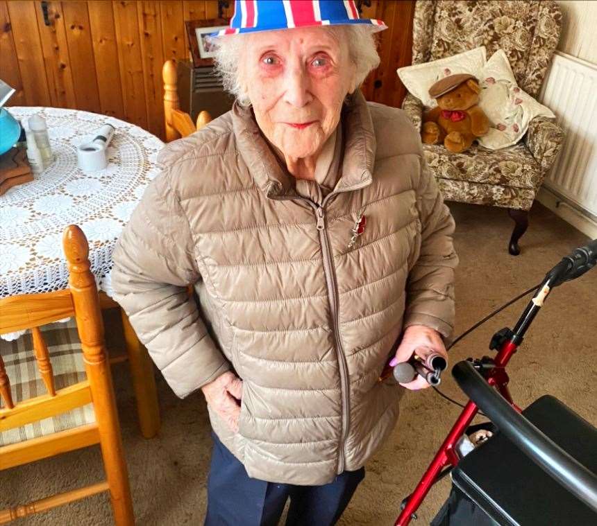 Gladys Banks, 105, has her birthday on Christmas Day. Picture: Picture: Taylor Rothwell
