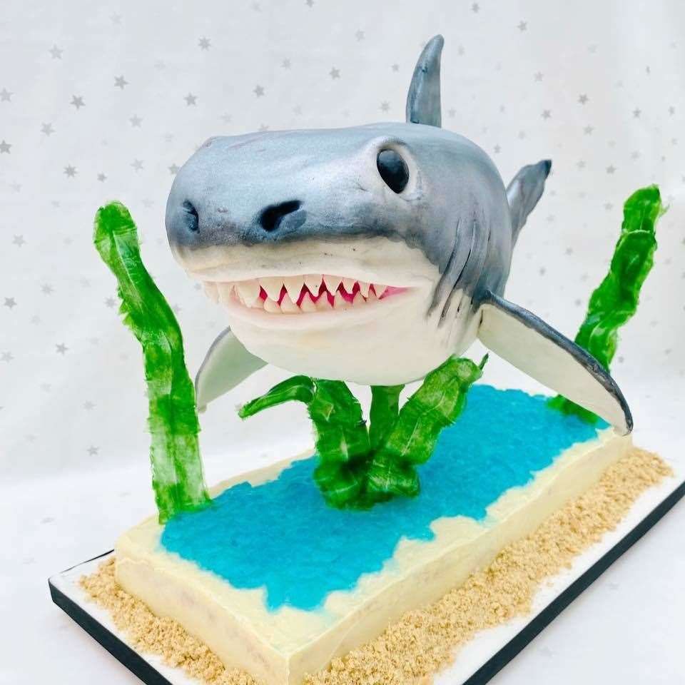 A shark cake