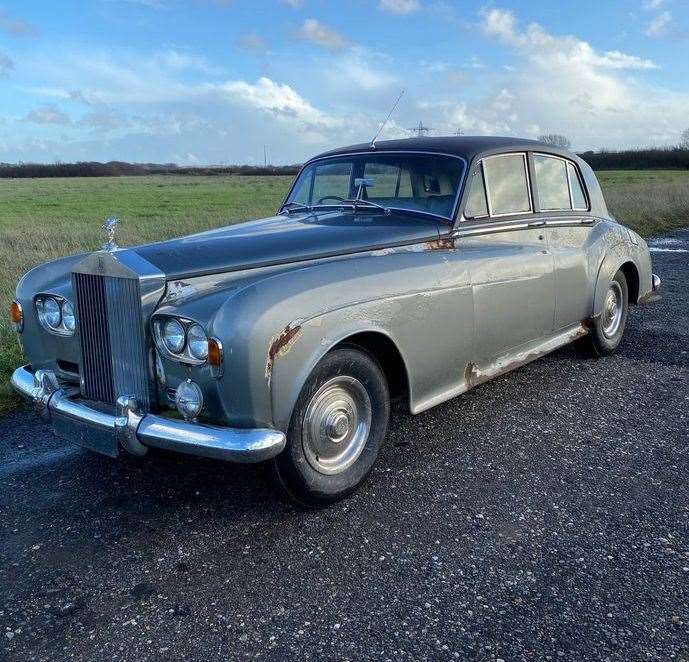 The 1965 Rolls Royce Silver Cloud needs some TLC