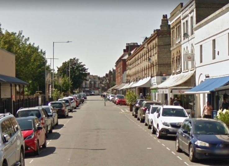 Station Road in Westgate will be made one way for 18 months. Picture: Google Street View