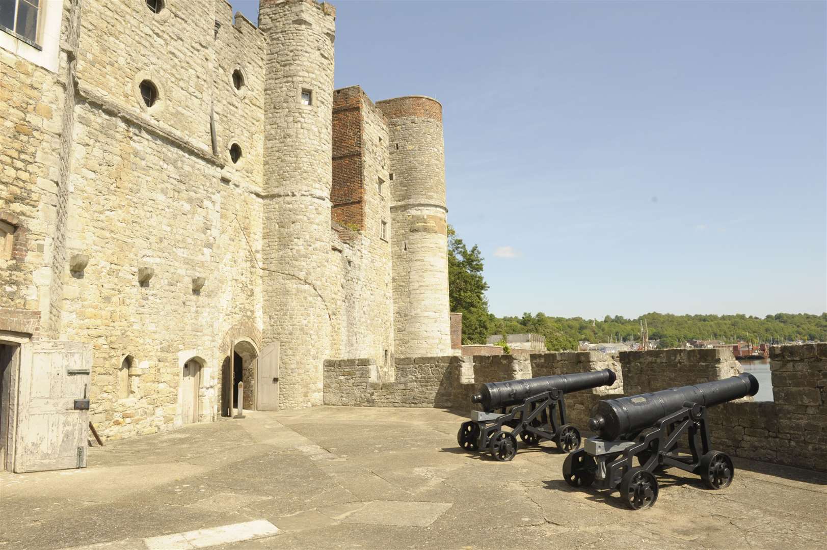 Upnor Castle was built during the 16th century and is said to be the only English coastal defence to fire in anger
